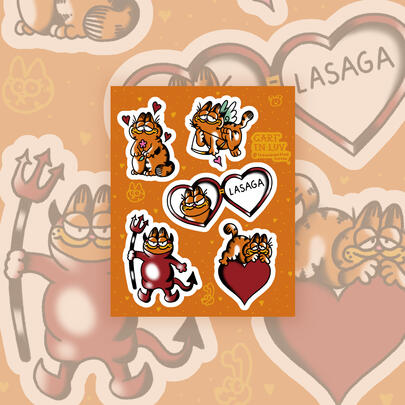 Garfs in Luv Garfield