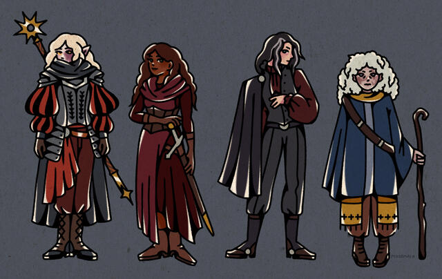 D&amp;D NPC Lineup